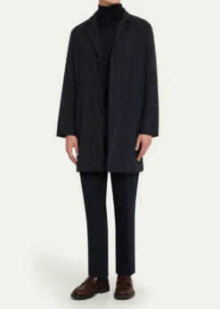 Loro PianaMen's Sebring Wind-Resistant Overcoat