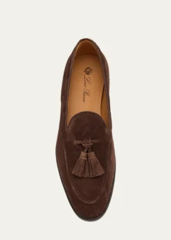Loro PianaMen's Serge Suede Tassel Loafers
