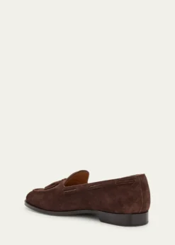 Loro PianaMen's Serge Suede Tassel Loafers