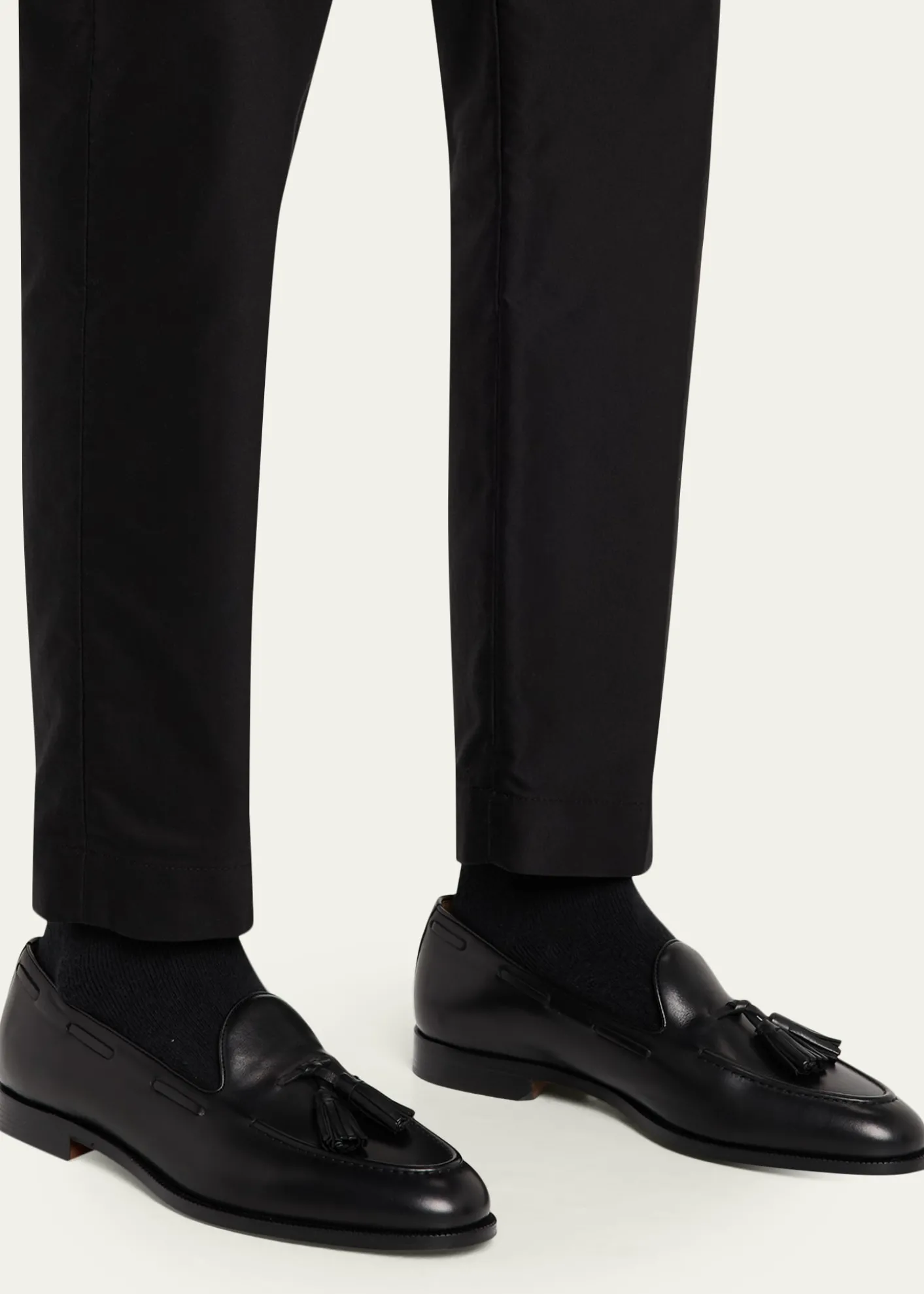 Loro PianaMen's Serge Walk Heritage Leather Tassel Loafers