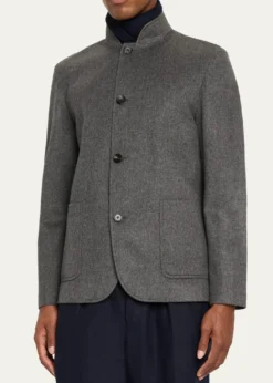 Loro PianaMen's Spagna Cashmere Single-Breasted Jacket