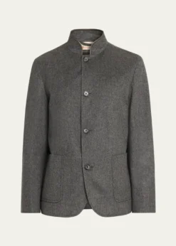 Loro PianaMen's Spagna Cashmere Single-Breasted Jacket