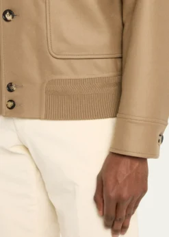Loro PianaMen's Spagna Double-Face Wool Bomber Jacket