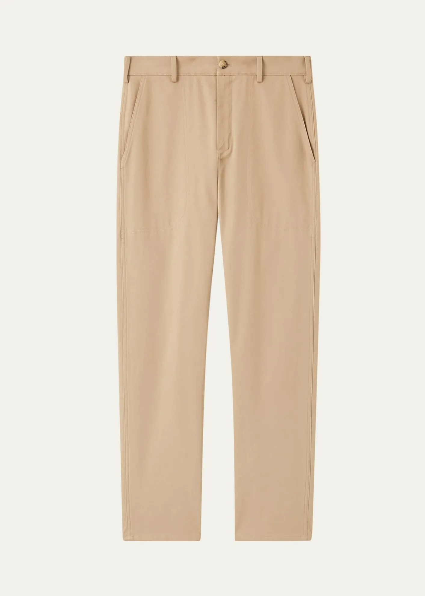 Loro PianaMen's Stretch Cotton Dustin Trouser Pants