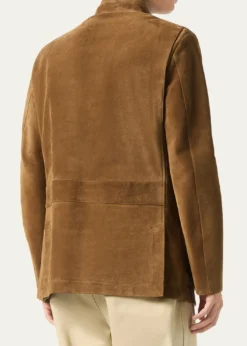 Loro PianaMen's Suede Roadster Jacket