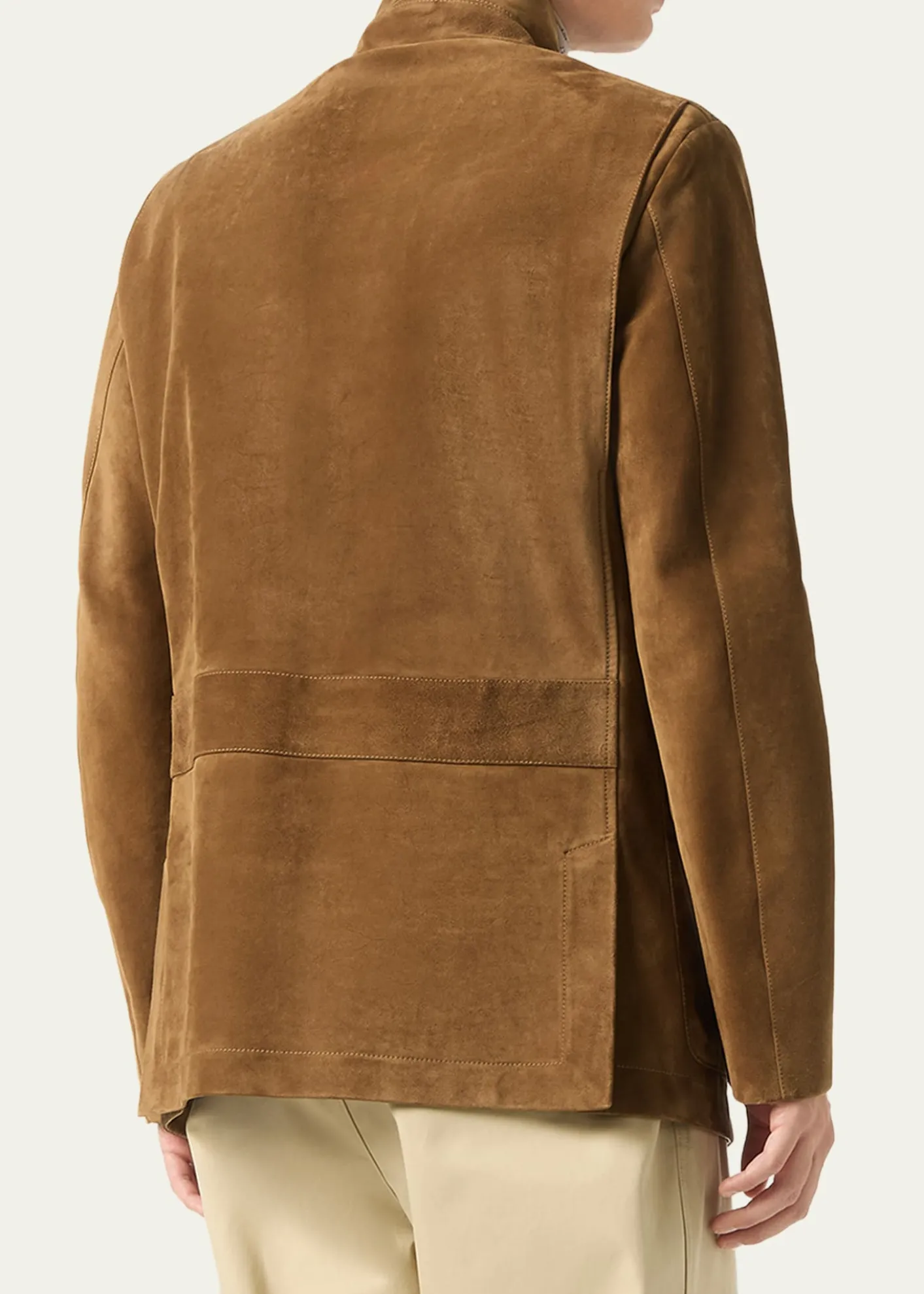 Loro PianaMen's Suede Roadster Jacket