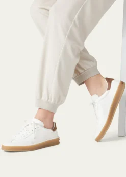Loro PianaMen's Tennis Walk Leather Low-Top Sneakers