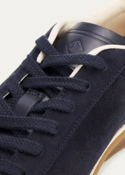 Loro PianaMen's Tennis Walk Suede T-Toe Low-Top Sneakers