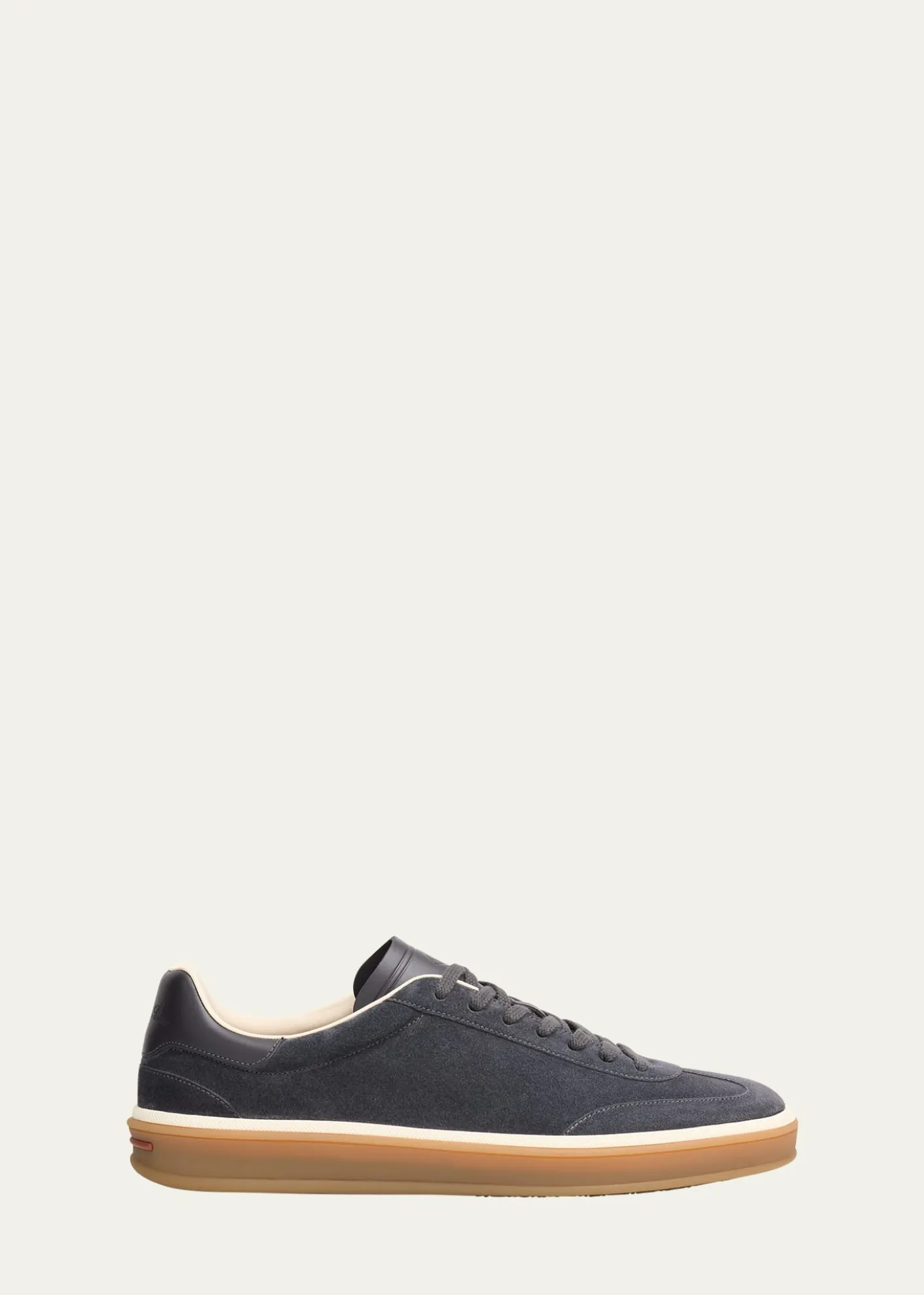 Loro PianaMen's Tennis Walk Suede Low-Top Sneakers