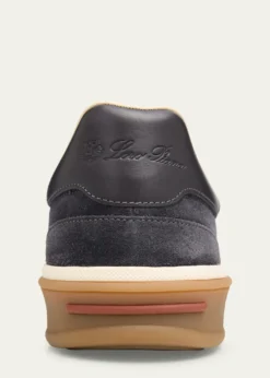 Loro PianaMen's Tennis Walk Suede Low-Top Sneakers