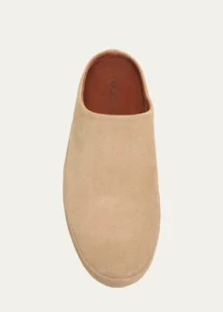 Loro PianaMen's Tomori Walk Suede Slippers