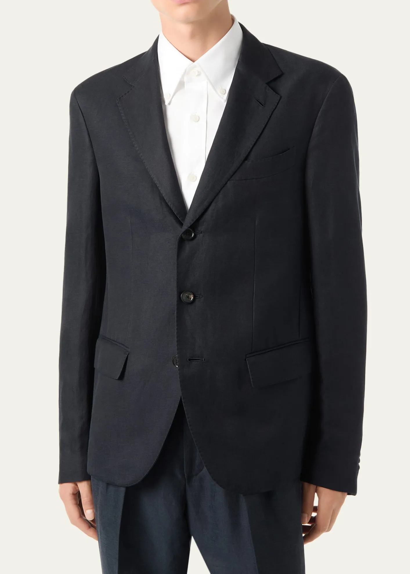 Loro PianaMen's Torino Linen and Silk Blazer