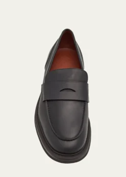 Loro PianaMen's Travis Leather Penny Loafers