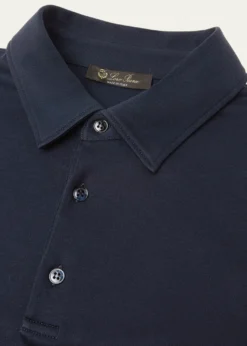 Loro PianaMen's Tremezzo Sea Island Cotton Polo Shirt