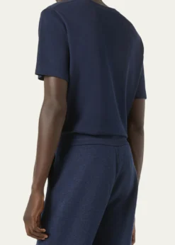 Loro PianaMen's Tremezzo Sea Island Cotton Crewneck T-Shirt