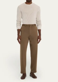 Loro PianaMen's Vellano Gift of Kings Wool Pants