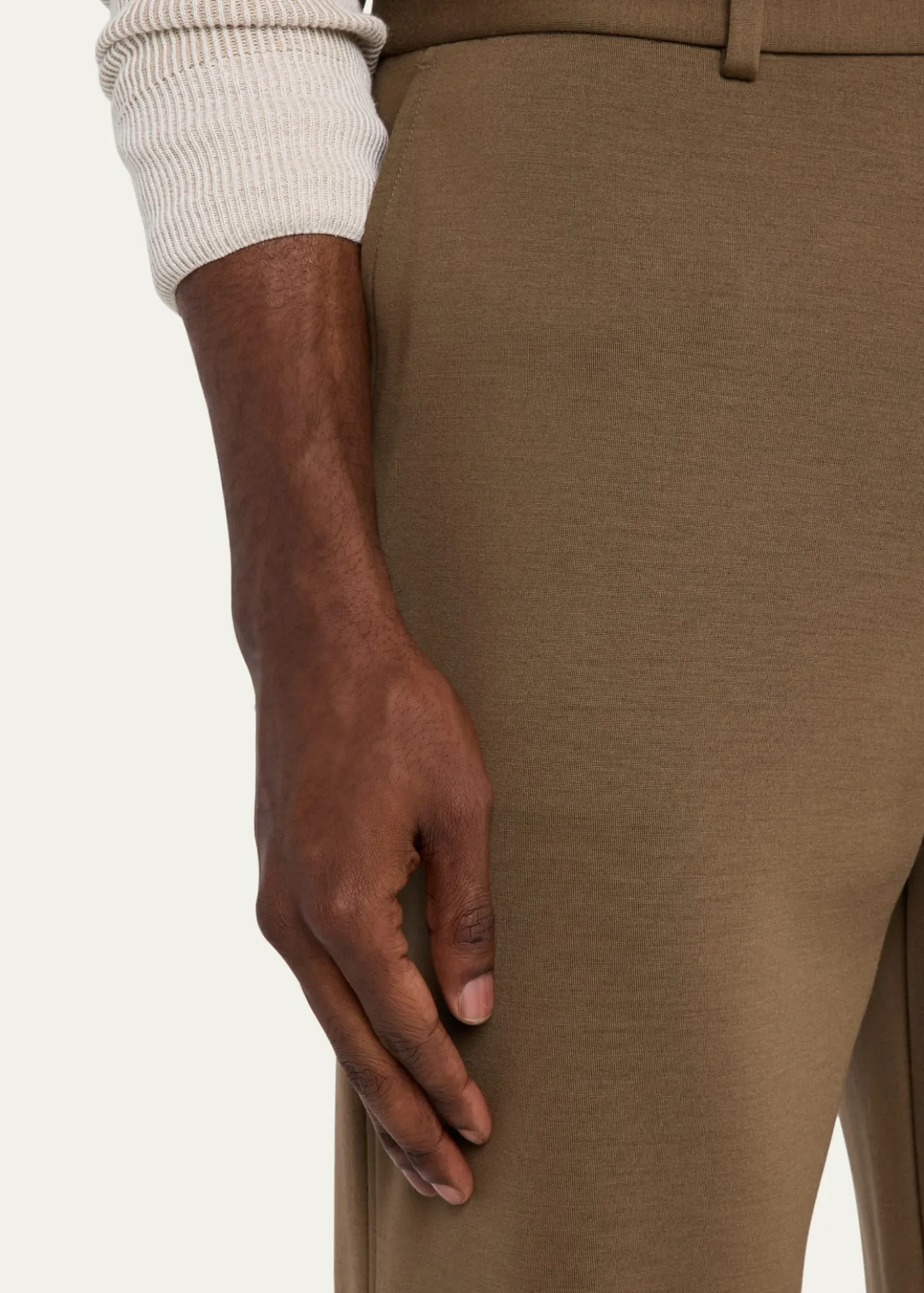 Loro PianaMen's Vellano Gift of Kings Wool Pants