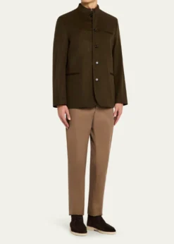 Loro PianaMen's Vienna Cashmere-Wool Jacket