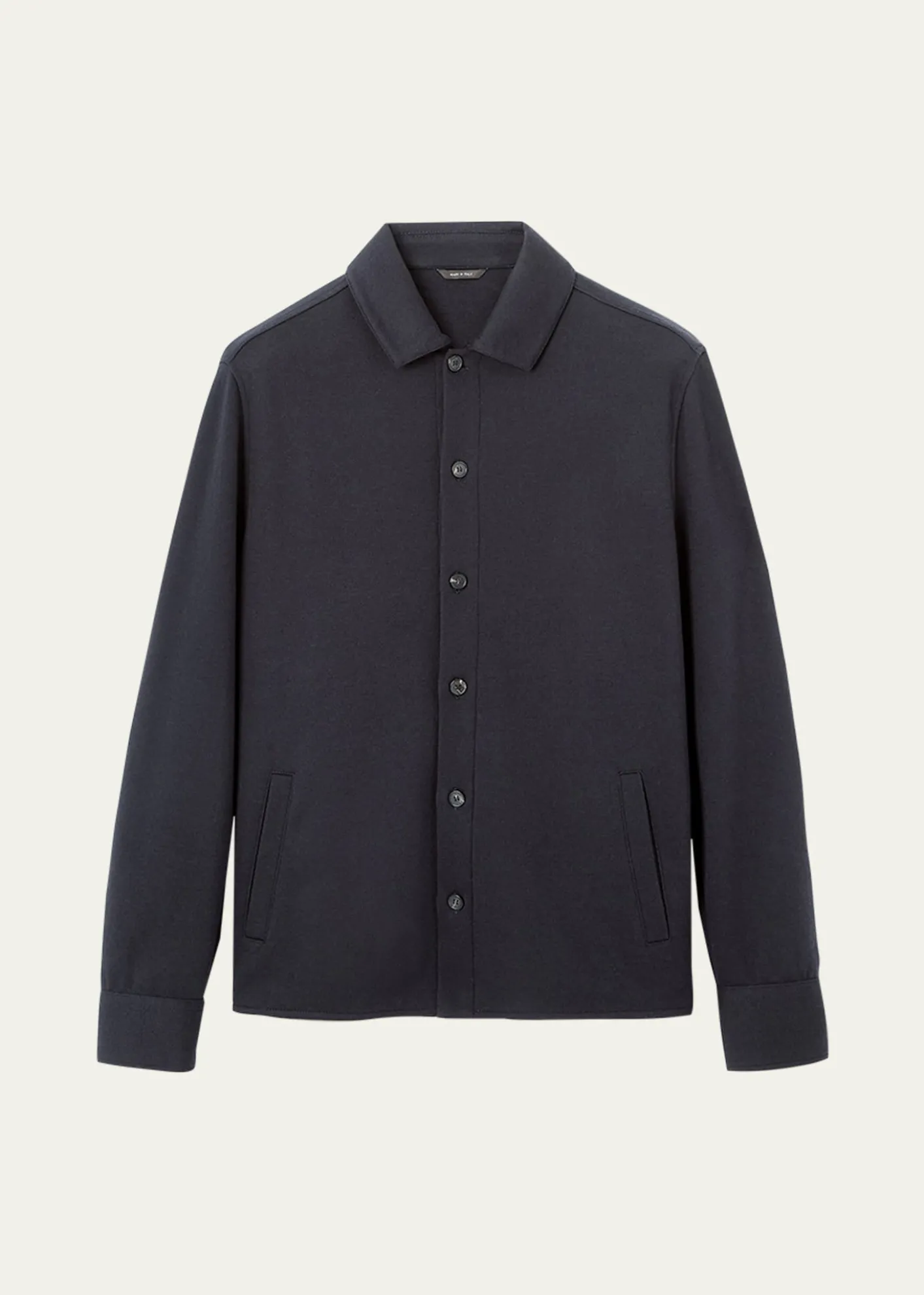 Loro PianaMen's Whitney Cotton and Cashmere Fleece Overshirt