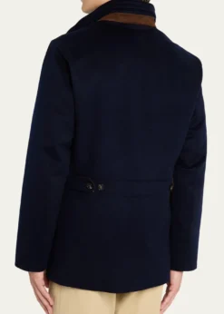 Loro PianaMen's Winter Voyager Baby Cashmere Caban Jacket