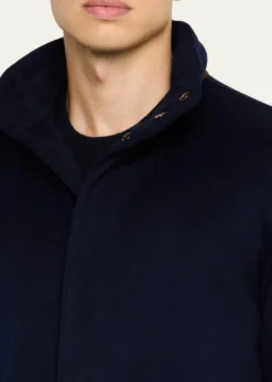 Loro PianaMen's Winter Voyager Baby Cashmere Caban Jacket