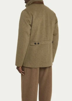 Loro PianaMen's Winter Voyager Baby Cashmere Caban Jacket