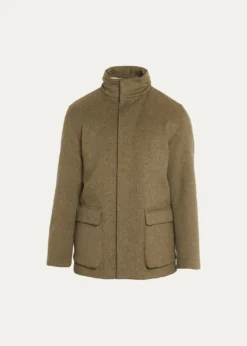 Loro PianaMen's Winter Voyager Baby Cashmere Caban Jacket