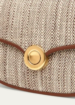Loro PianaMini Ghiera Chevron Bag in Silk Blend