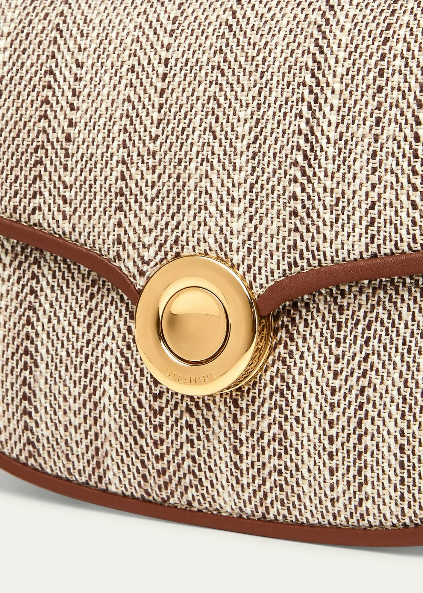 Loro PianaMini Ghiera Chevron Bag in Silk Blend