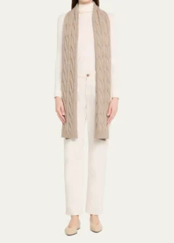 Loro PianaNapier Baby Cashmere Coarsehair® Scarf