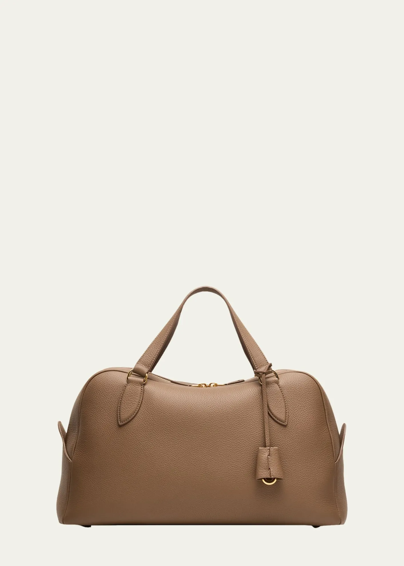 Loro PianaNeedle Medium Fine Grain Leather Shoulder Bag