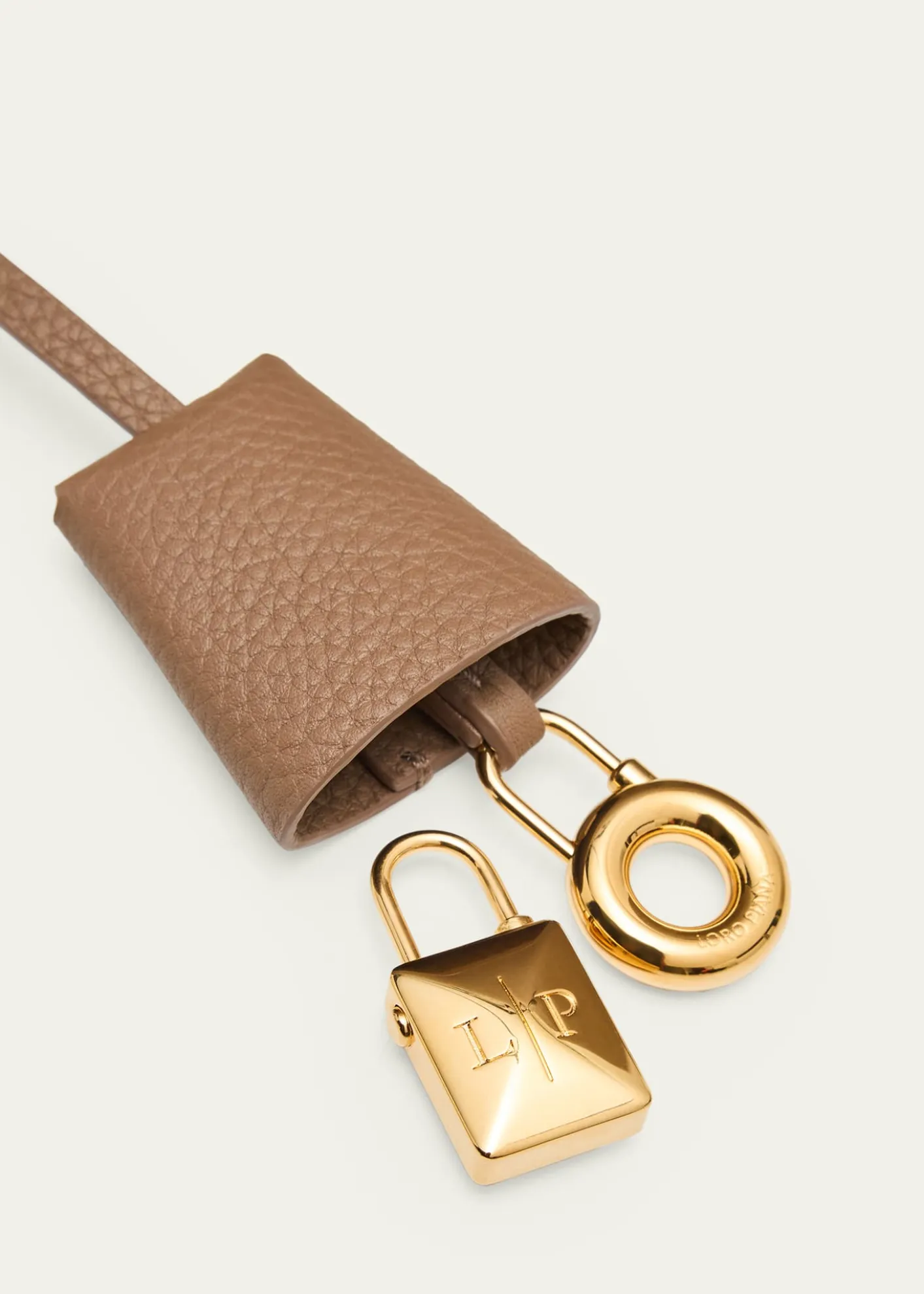 Loro PianaNeedle Medium Fine Grain Leather Shoulder Bag