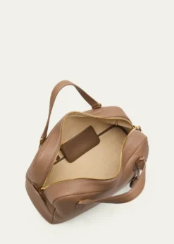Loro PianaNeedle Medium Fine Grain Leather Shoulder Bag