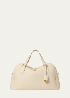 Loro PianaNeedle Medium Leather Top-Handle Bag
