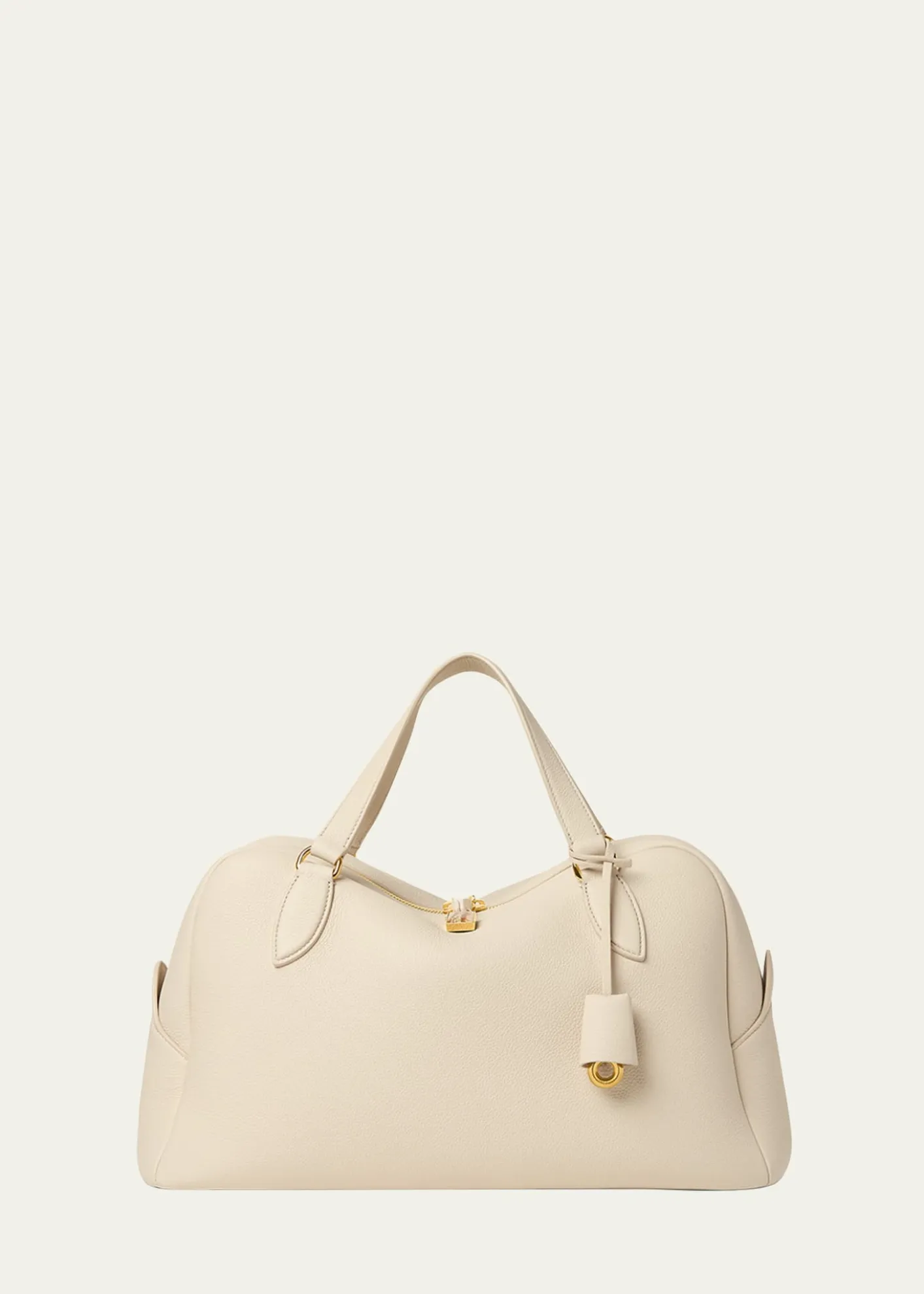 Loro PianaNeedle Medium Leather Top-Handle Bag