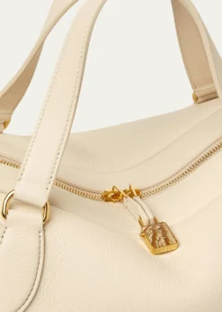 Loro PianaNeedle Medium Leather Top-Handle Bag