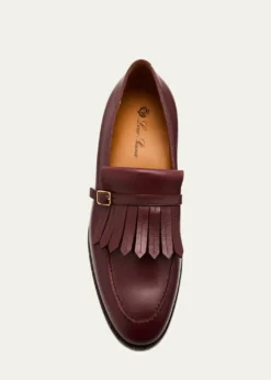 Loro PianaPennan Leather Fringe Loafers