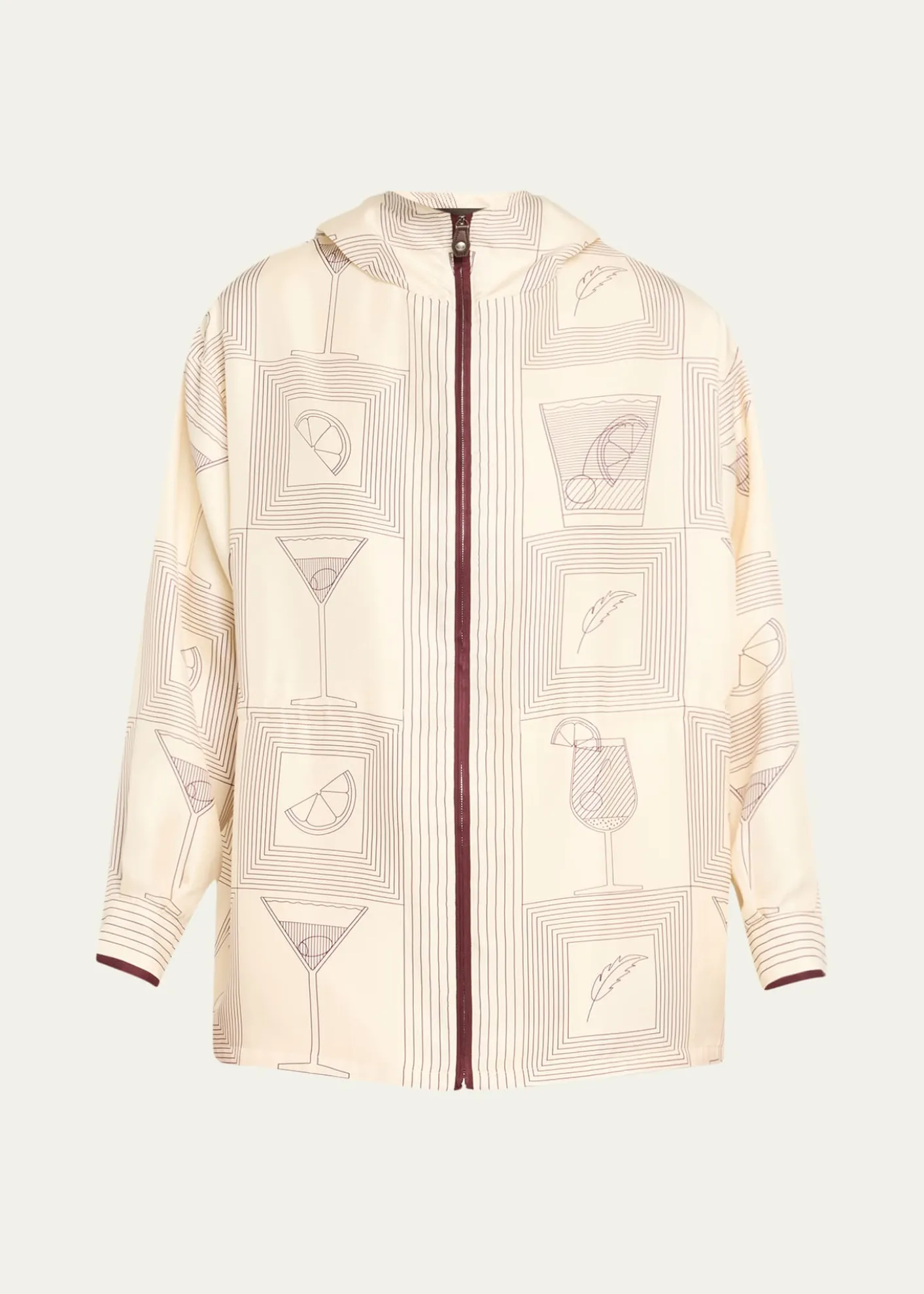 Loro PianaRafael Aperitivo Twill Hooded Bomber Jacket
