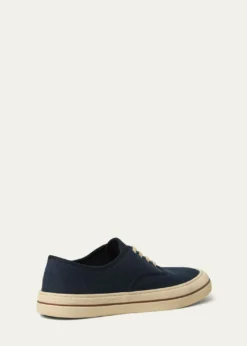 Loro PianaRaw Canvas Low-Top Sneakers