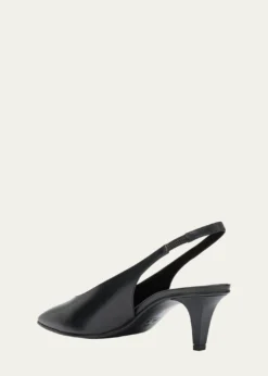 Loro PianaRebecca Leather Slingback Pumps