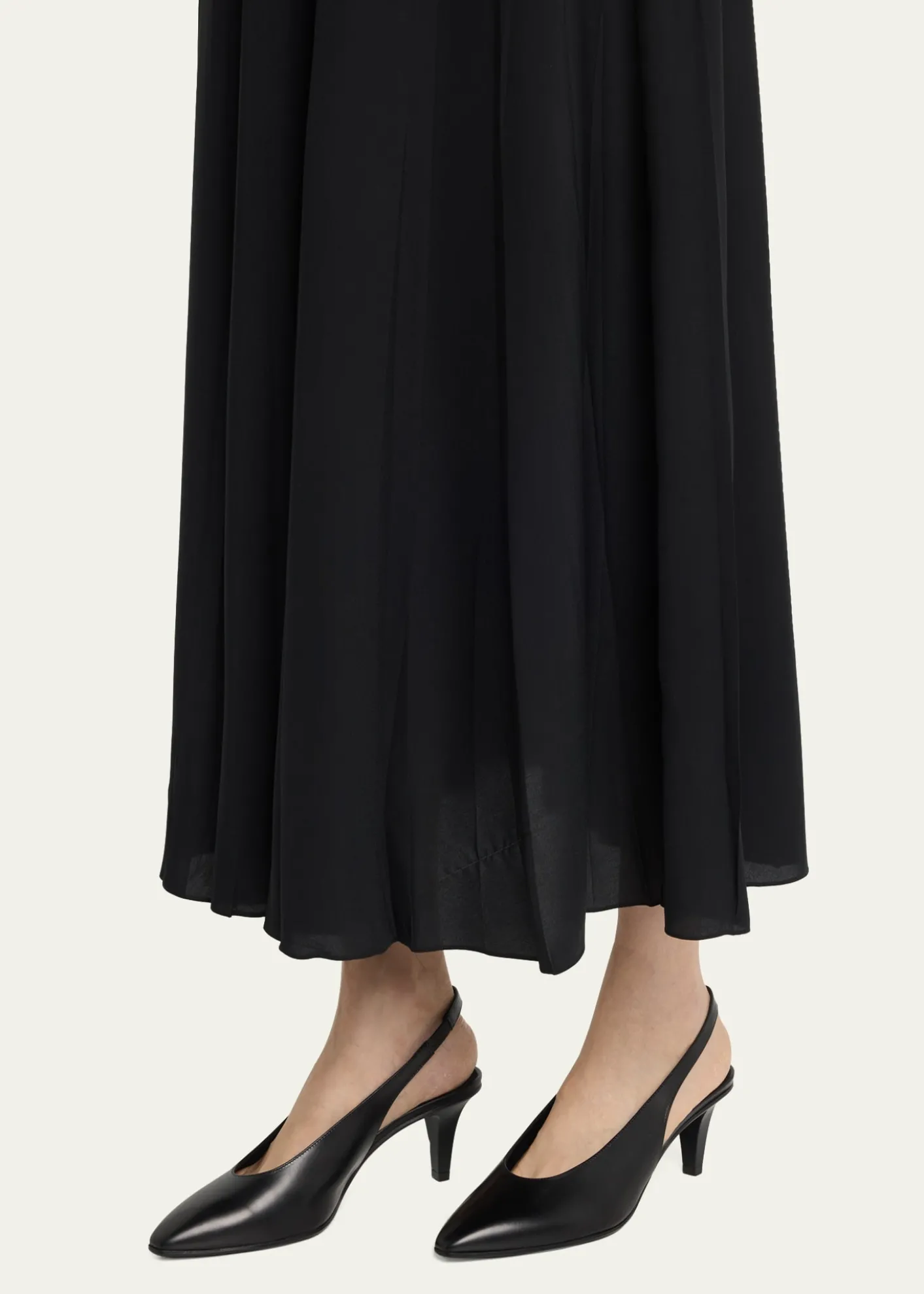 Loro PianaRebecca Leather Slingback Pumps