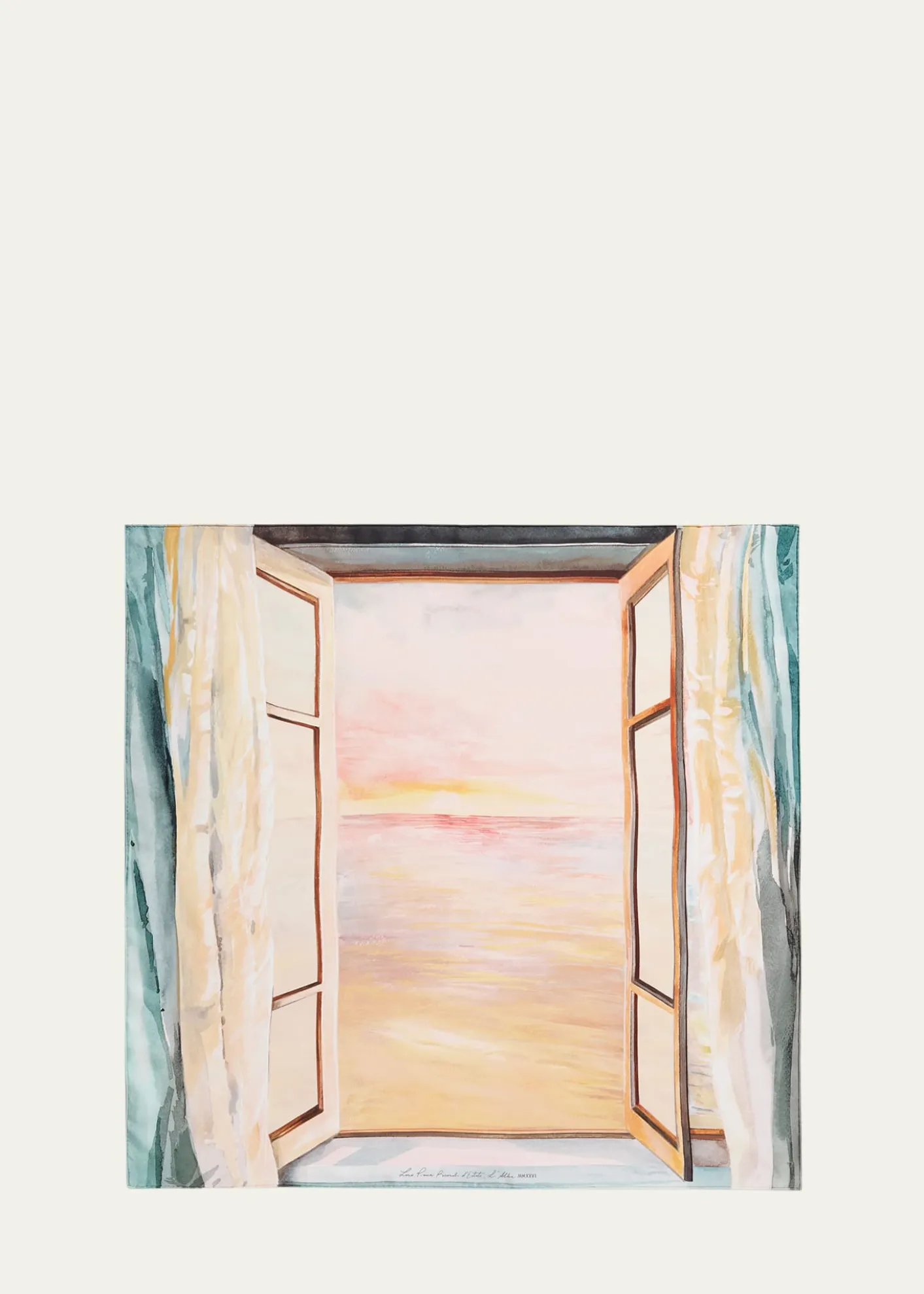 Loro PianaRicordi D'Estate L'Alba Silk Scarf