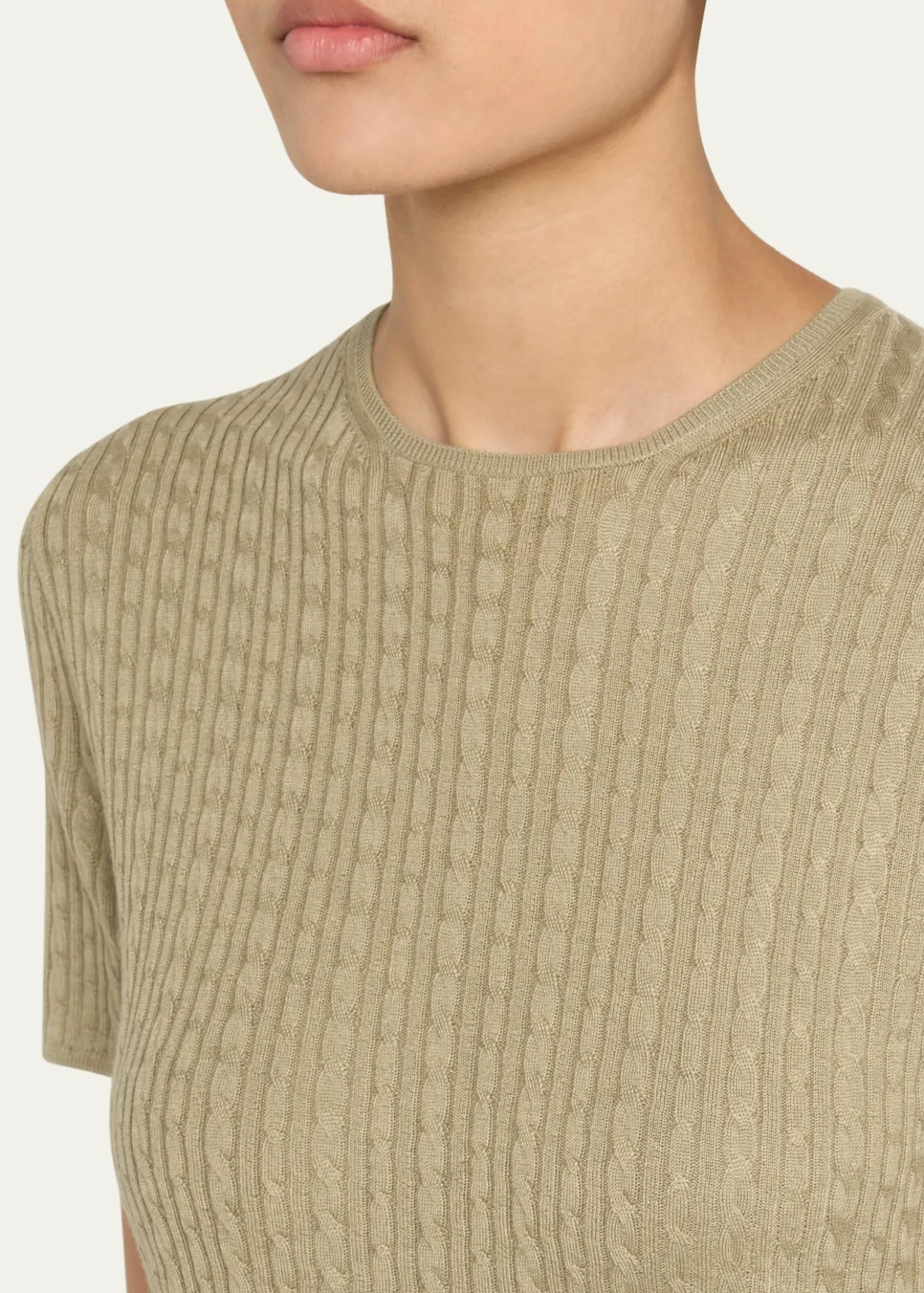 Loro PianaRimella Cable-Knit Crewneck Sweater