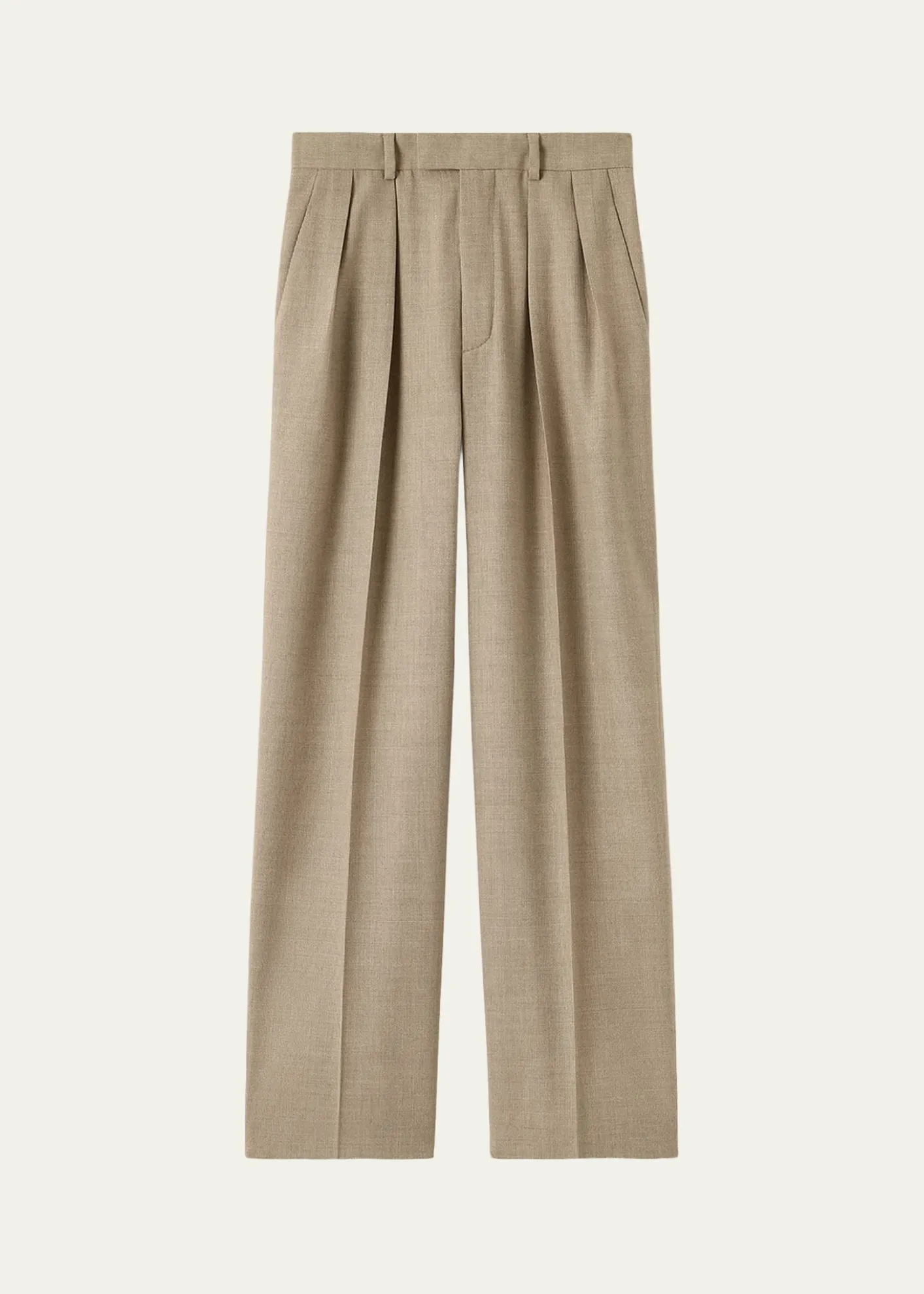Loro PianaRodger Pleated Wide-Leg Ankle Trousers