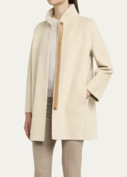 Loro PianaScotty Double Baby Cashmere Single-Breasted Coat