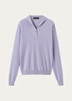 Loro PianaSergio Cashmere Polo Sweater