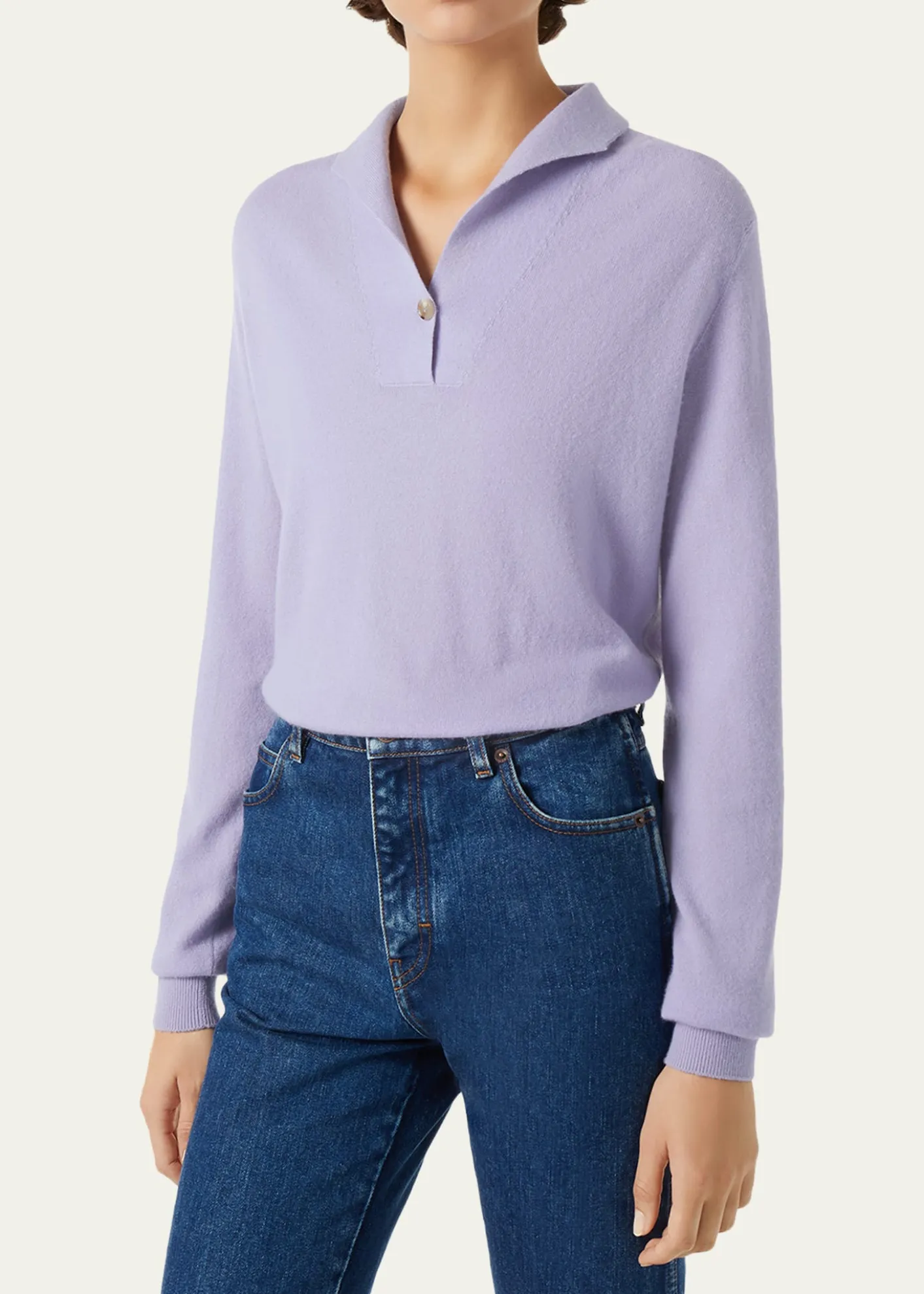 Loro PianaSergio Cashmere Polo Sweater