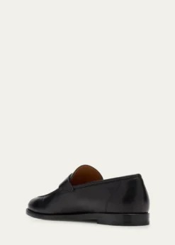 Loro PianaSergio Leather Penny Loafers