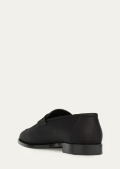 Loro PianaSergio Satin Penny Loafers