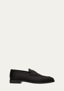 Loro PianaSergio Satin Penny Loafers